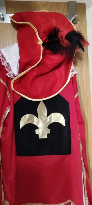 Disfraz Mosquetero con Flor de Lis, talla única 