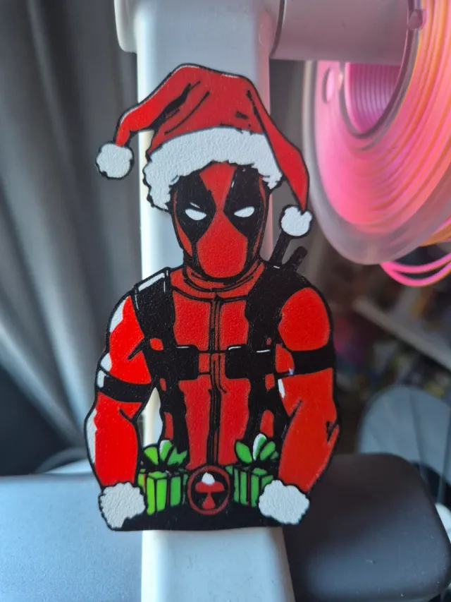 Adorno Navidad Deadpool Navideño