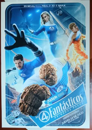 Póster 4 Fantásticos Primeros Pasos