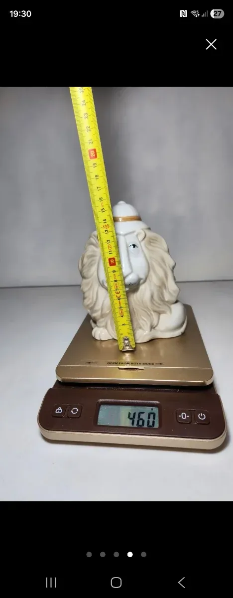 Hucha león vintage de cerámica