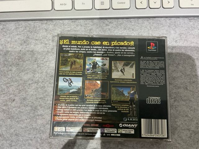 Juego PS1 No Fear Downhill Mountain Biking