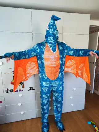 Disfraz dinosaurio/lagarto talla L Nuevo