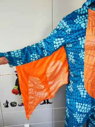 Disfraz dinosaurio/lagarto talla L Nuevo