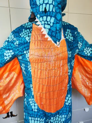 Disfraz dinosaurio/lagarto talla L Nuevo