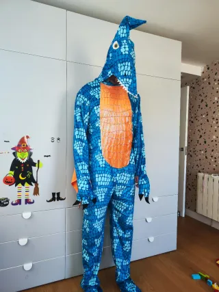 Disfraz dinosaurio/lagarto talla L Nuevo