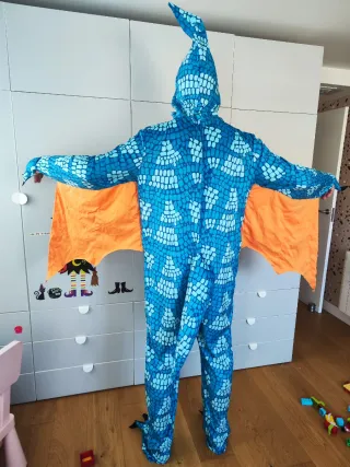 Disfraz dinosaurio/lagarto talla L Nuevo