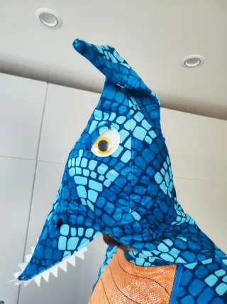 Disfraz dinosaurio/lagarto talla L Nuevo