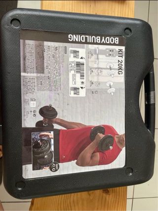 Maletín Kit Mancuernas 20 kg