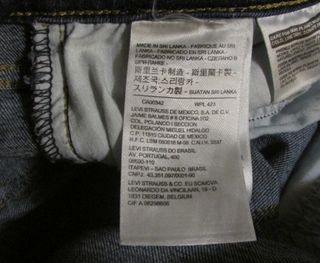 Levi's 711 Skinny Jeans Talla S