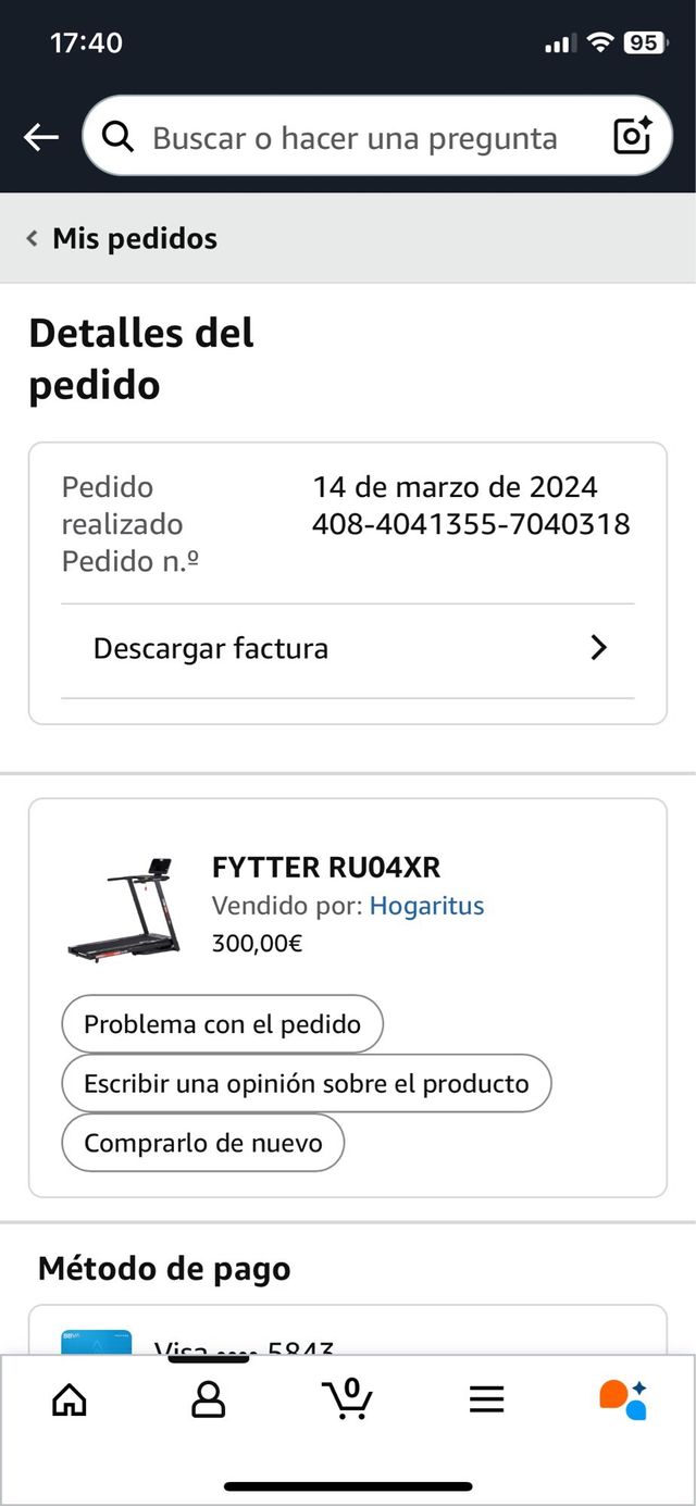 Cinta Correr Fitter Runner RU-4XR, Perfecto estado