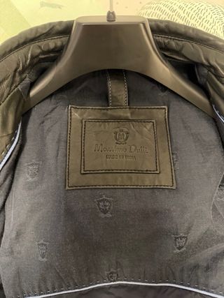 Chaqueta Cuero Massimo Dutti Talla S