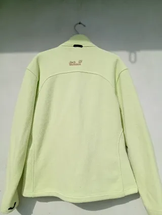 Giacca pile Jack Wolfskin verde