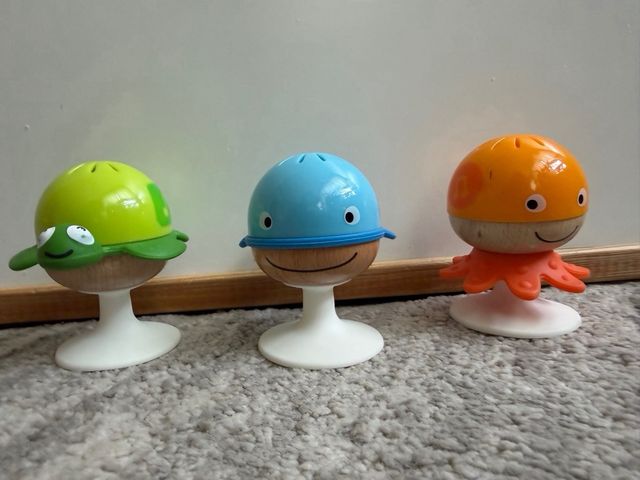 Set 3 Sonajeros Hape Ventosa