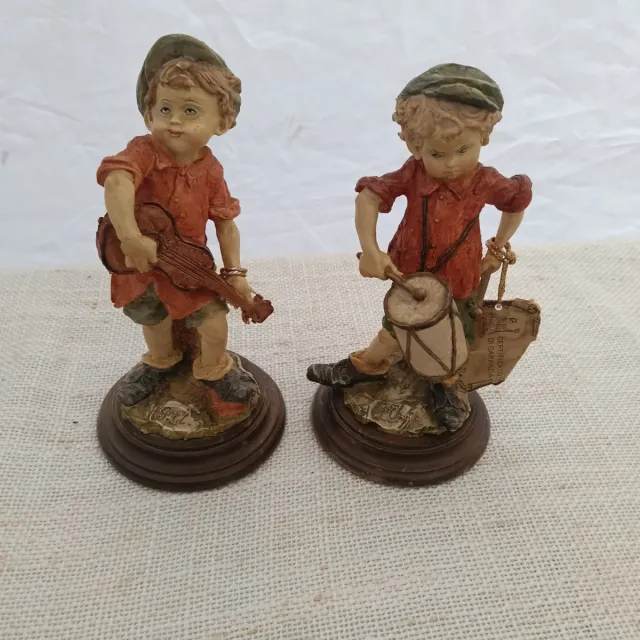Statuette Capodimonte bambini musicisti