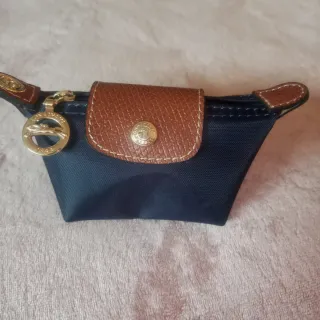 Monedero Pliage Azul Marrón