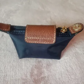 Monedero Pliage Azul Marrón