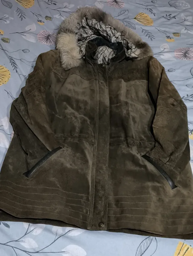 Chaqueta mujer ante y piel