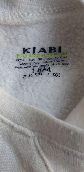 Conjunto Camisola + Calças Kiabi 18 meses