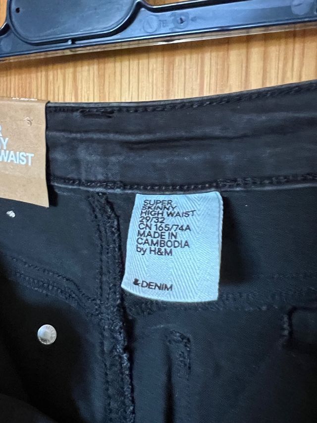 Jeans Súper Skinny High Waist Talla 29