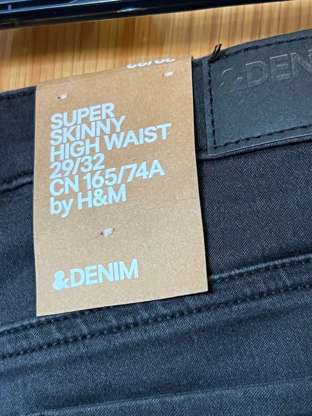 Jeans Súper Skinny High Waist Talla 29