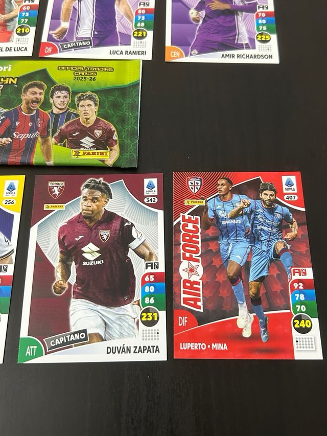 Set 8 carte Panini AdrenalynXL 2025-2026