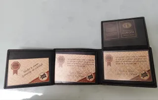 Billetera Piel y Nature Negra