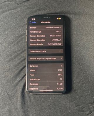 Batteria al 100% per iPhone X 64 GB