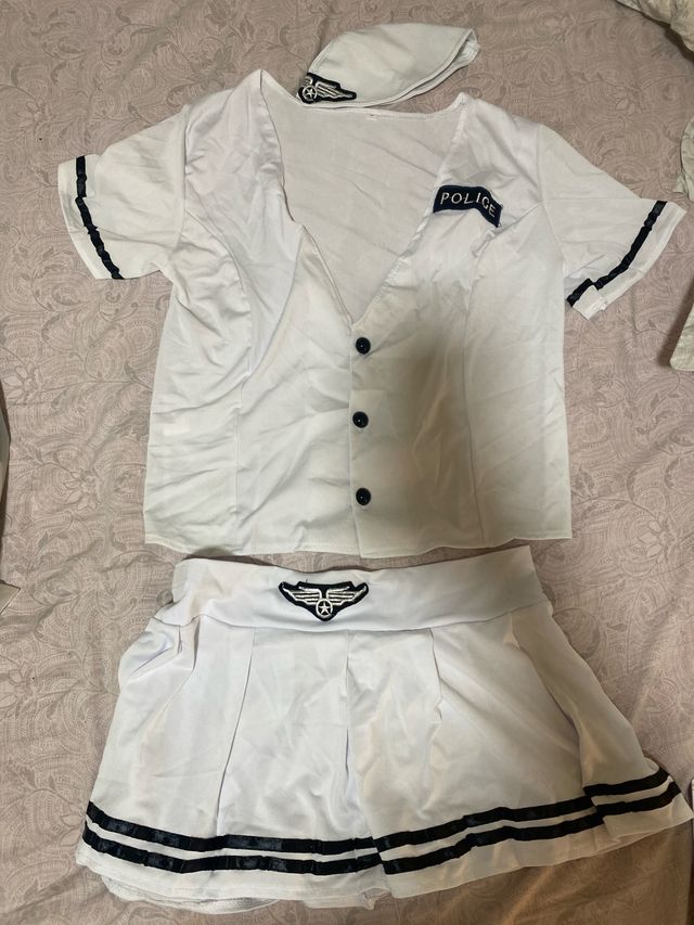 Disfraz sexy policía talla única