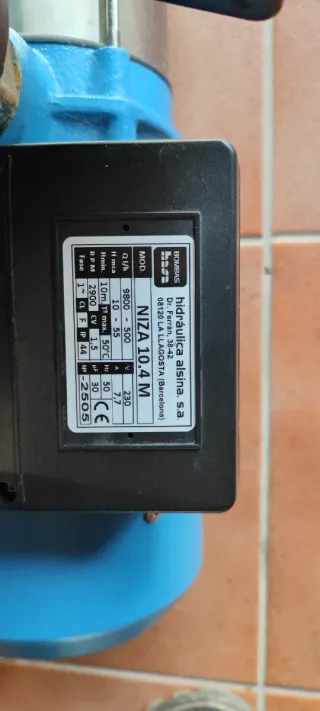 Grupo motobomba agua Trevi Logic SP 13