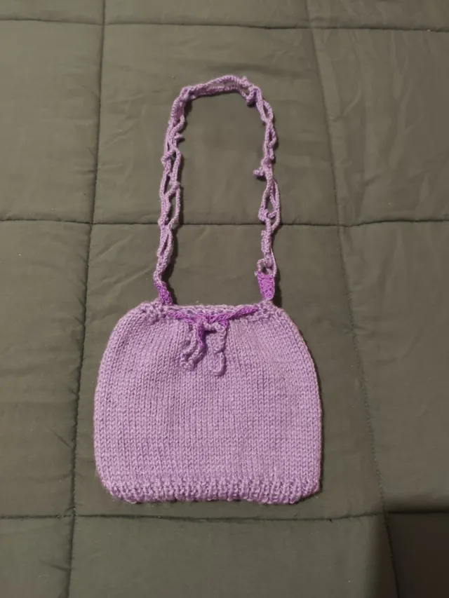 Bolso de niña morado y lila