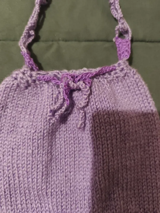 Bolso de niña morado y lila