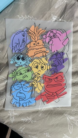 Vinilo textil para ropa - Personajes