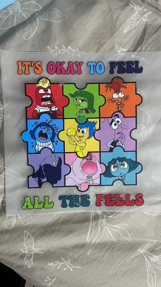 Vinilo textil para ropa - Personajes