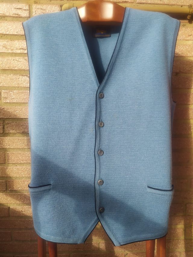 Chaleco Caballero Azul