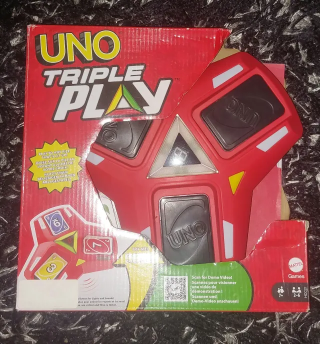 UNO Triple Play Juego de Cartas