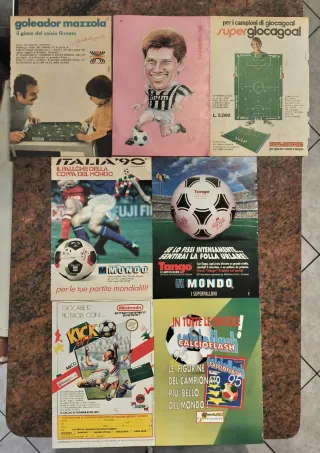 Lotto pubblicità vintage calcio