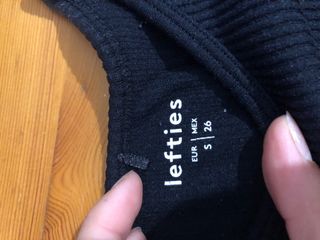 Top negro manga larga