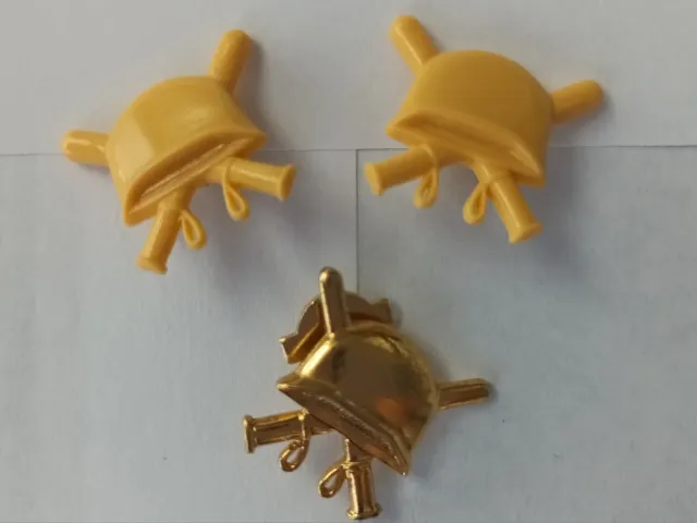 3 Emblemas Cuello Policía Militar