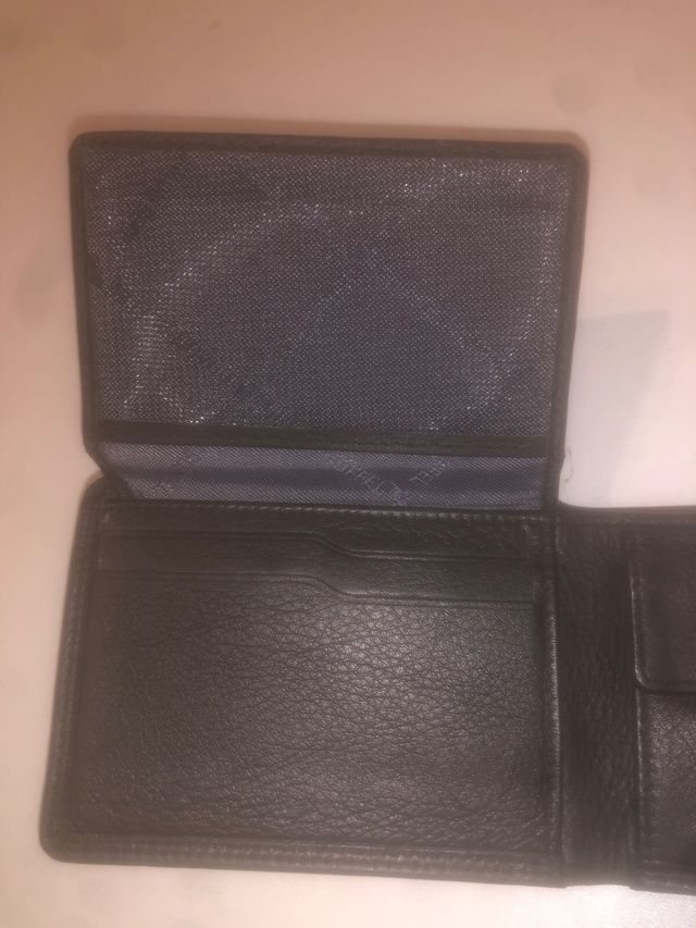 Cartera de piel BRAUN BUEFFEL Negra