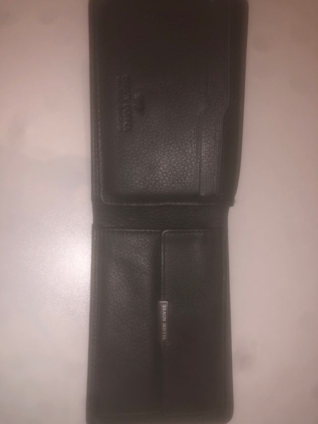 Cartera de piel BRAUN BUEFFEL Negra