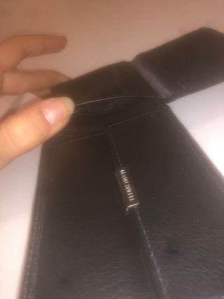 Cartera de piel BRAUN BUEFFEL Negra