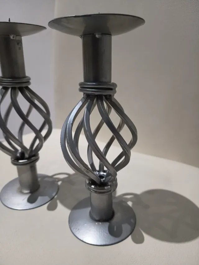 Candelabros de hierro forjado