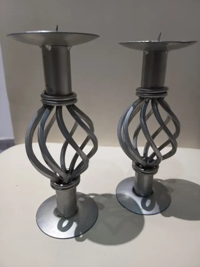 Candelabros de hierro forjado