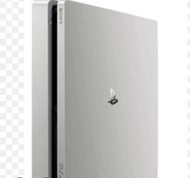 Ps4 Slim Plateada 500gb + Mando Plateado