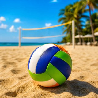 Pallone da beach volley a 3 colori
