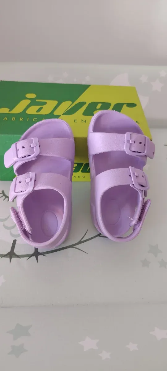 Sandalias Bebé Talla 21-22 Lilas