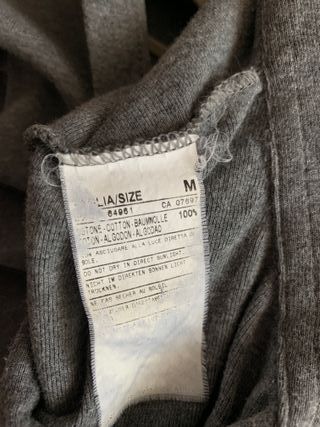 Jersey Benetton premamá gris Talla M