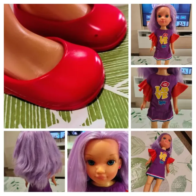 Nancy: lote de 4 muñecas, armario, tocador