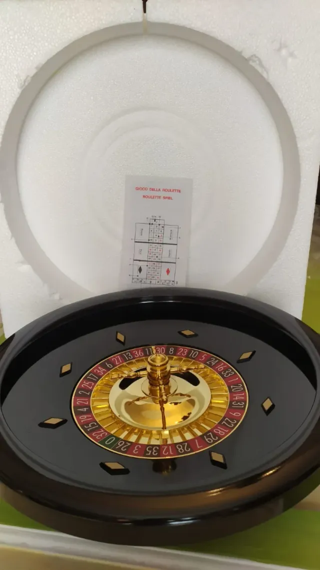 Roulette con panno lungo + di 3 metri e rastrello