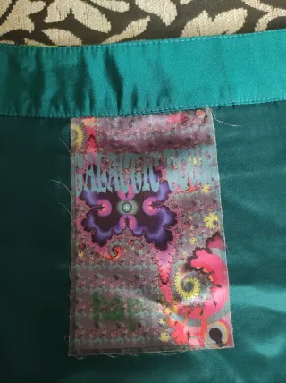 Falda Desigual Patchwork Multicolor